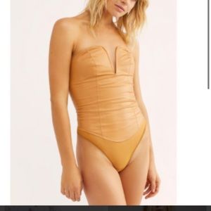 Free People Party Like a Vegan Bodysuit